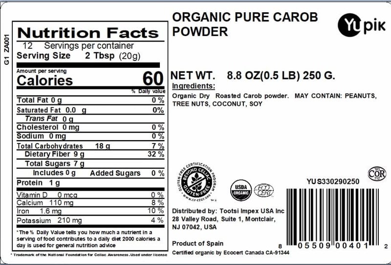 Yupik Organic Carob Powder Superfood, 8.8 Ounce - Image 2
